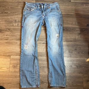 True Religion Straight Jeans W/ Flaps